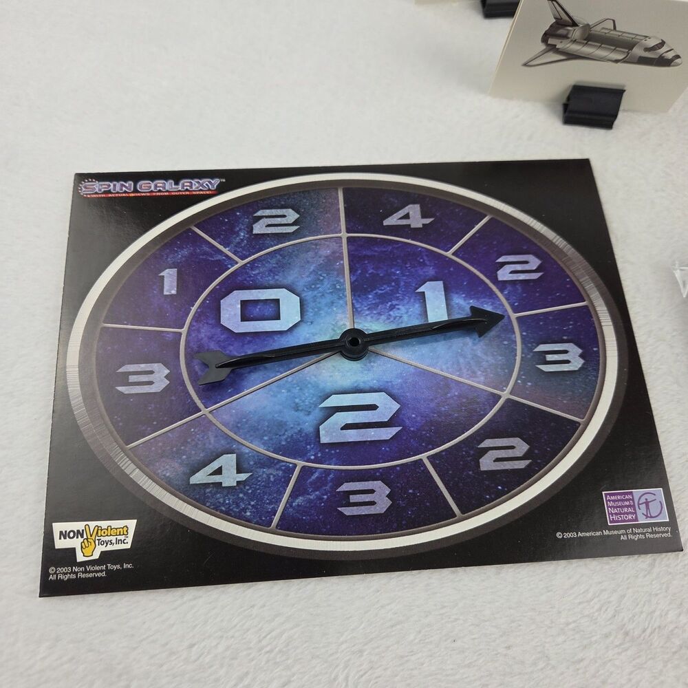 Vintage 2003 Spin Galaxy NASA Rare Board Game Nonviolent Toys Company Complete - Picture 6 of 13